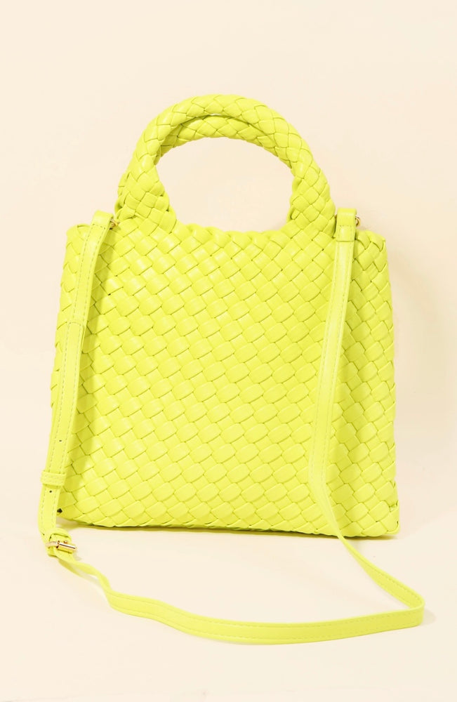 
                      
                        Woven Square Bag
                      
                    