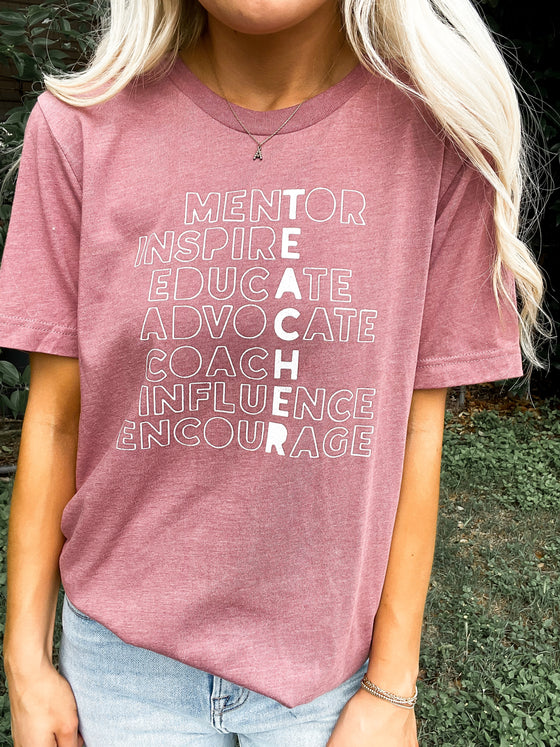 Mentor Inspire Educate Tee