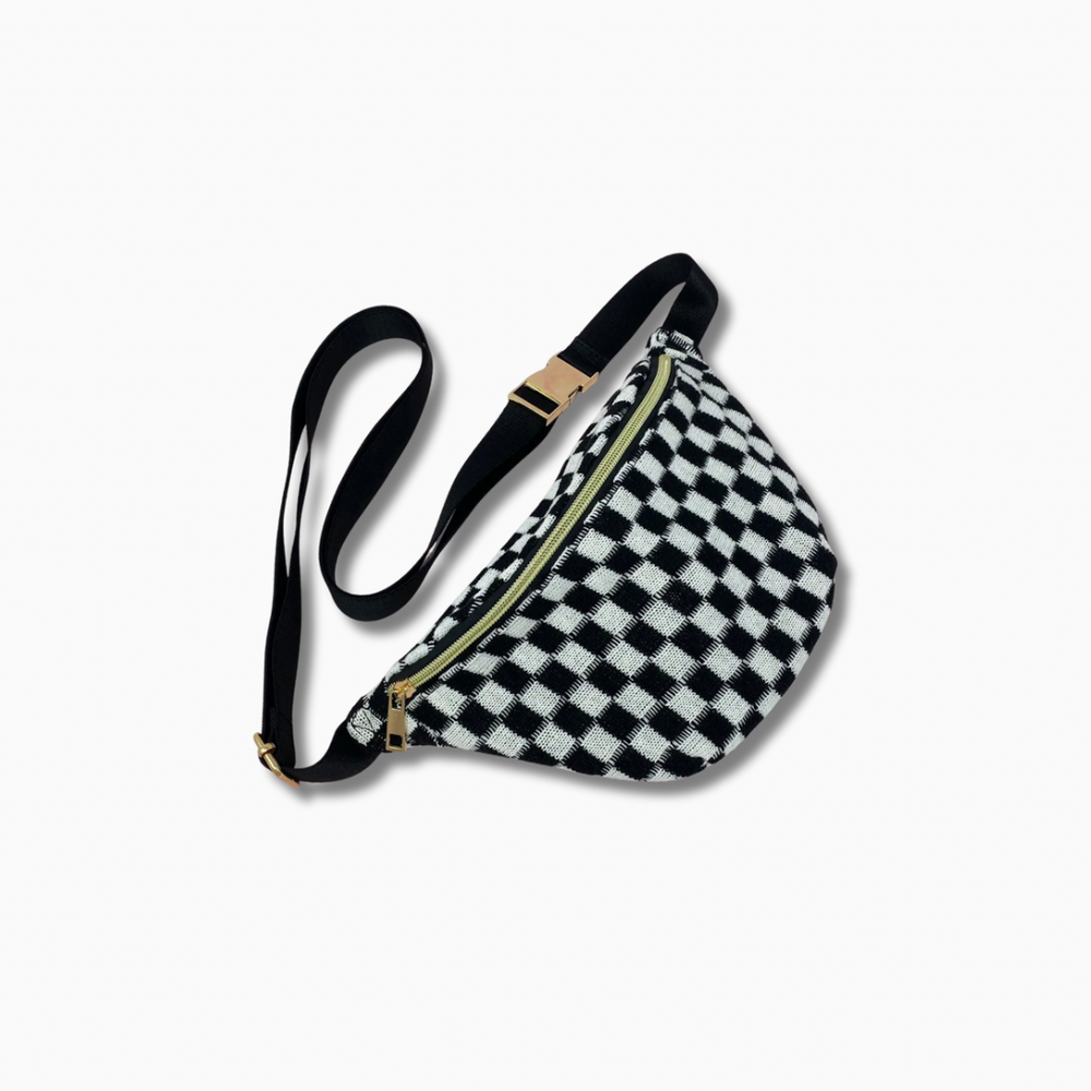 
                      
                        Checkered Sling Bag
                      
                    