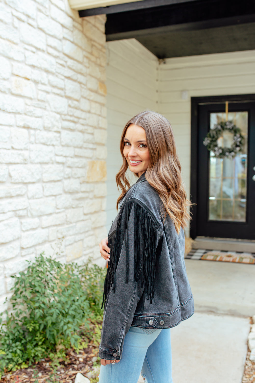 Let's go Girls Denim Jacket