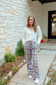  Always Pink Plaid Trousers